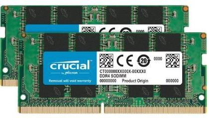 Crucial CT Series DDR4 8 GB Laptop (CT2K4G4SFS824A)