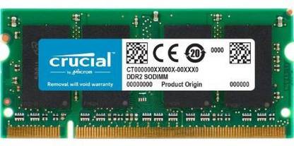 Crucial CT Series DDR2 4 GB Laptop (CT51264AC800)