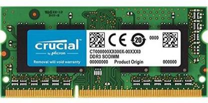 Crucial CT Series DDR3 2 GB Laptop (PC3-8500)