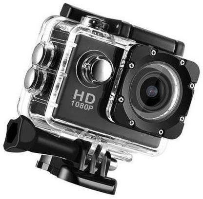 Crystal Digital Action Sports Camera 1080p 12MP Sport Action Waterproof Camera With Multi Language Sports and Action Camera