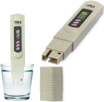 Techtest Pen Type TDS Meter 3 Water Quality Tester for Check Mineral Purity Digital TDS Meter
