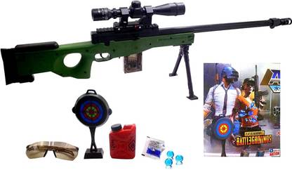 b bros Sniper AWM Gun with 8x Distance Micro Mirror Telescope Guns & Darts