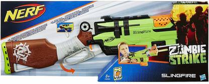 Nerf Zombie Strike Sling Fire Blaster Guns & Darts