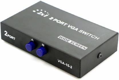 SPIRITUAL HOUSE 2 port manual VGA switch splitter sharing switch box TV Tuner Card
