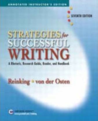 Strategies for Successful Writing: Annotated Instructor's Edition