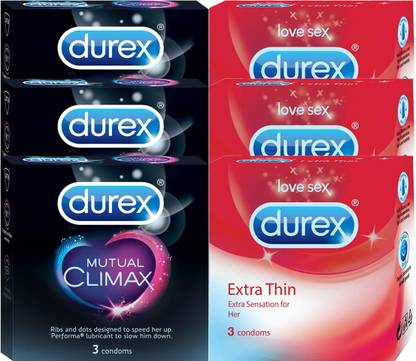 DUREX Extra Thin, Mutual Climax (18 Pieces) Condom