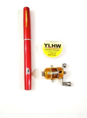 fisheryhouse fishing set pen rod 63 Red Fishing Rod