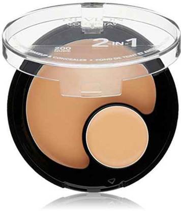 Revlon Colorstay 2-In-1 Compact Makeup Concealer, Natural Tan Foundation