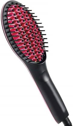 Fulkiza Simply Straight - Ceramic Hair Straightening Brush Hair Straightener Brush
