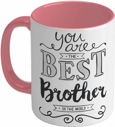 Shieldsmore in The World Printed Coffee/Cup for Gift (Pink) 325 ML Ceramic Coffee Mug