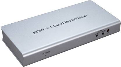 microware 4x1 Quad Multi-viewer HDMI Switcher 4 in 1 out 1080P Quad Screen Real Time Multiviewer support Five models switching Media Streaming Device