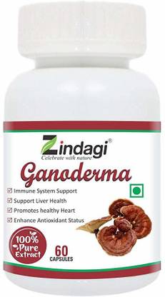 Zindagi Ganoderma Pure Extract Capsules| Helpful In Weight Management|