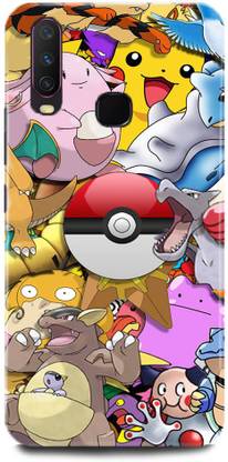 play fast Back Cover for Vivo Y15/1901 POKEMON PRINTED