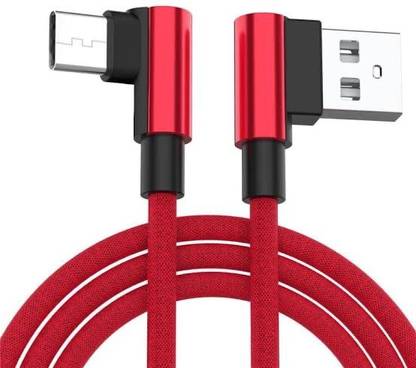 EXECLIEN USB Type C Cable 2 A 1 m Type C L Shape