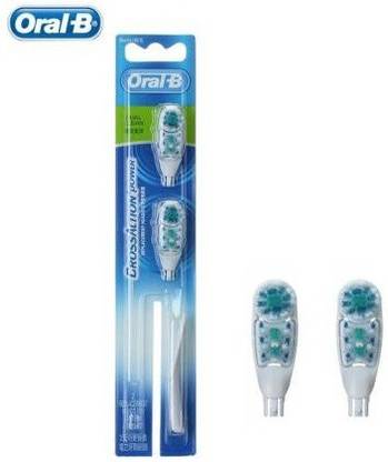 Oral-B CrossAction Power Replacement Heads Dual Clean Electric Toothbrush