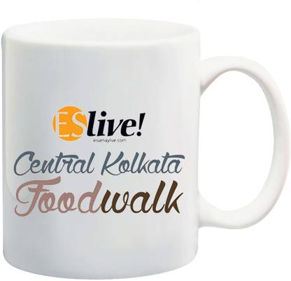 Bigmegamart Central Kolkata FoodWalk White Tea Coffee Ceramic Coffee Tea Cup Ceramic Coffee Mug