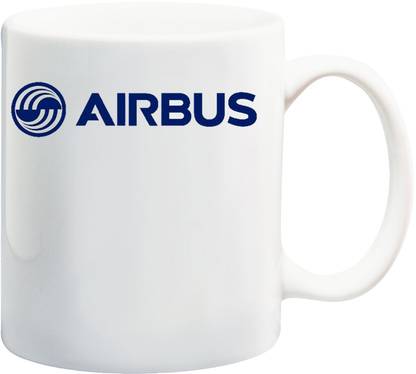 Bigmegamart Funny Tea Cup Creative AIRBUS White Perfect Ceramic Coffee Mug