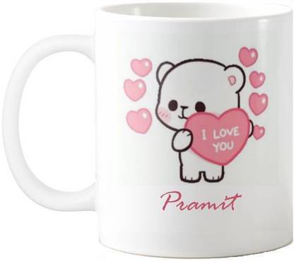 Exocticaa Pramit I Love You Romantic Quotes 67 Ceramic Coffee Mug