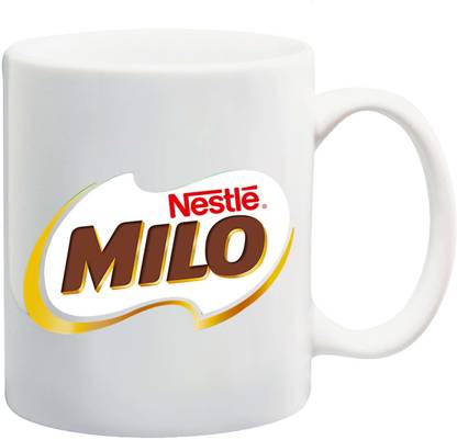 Bigmegamart Ceramic Nestle Milo White Tea Coffee Ceramic Coffee Tea Cup Ceramic Coffee Mug