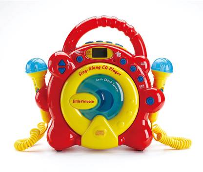 Little Virtuoso Sing-Along CD Player Red or Pink