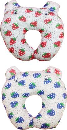 Kids World Microfibre Baby Pillow Pack of 2 Beautiful multicolor Design