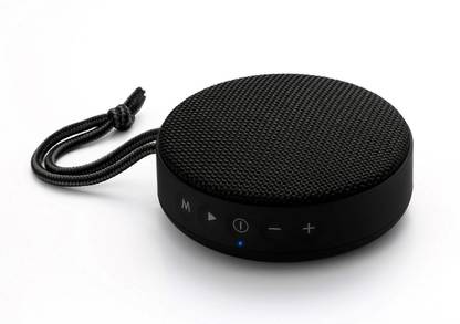 Portronics POR- 754 Sound Bun 6W Bluetooth Speaker with Mic, USB Port, Indicator Light, Micro SD Card Slot, AUX Mode (Black) 6 W Bluetooth Speaker