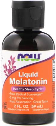 Now Foods Liquid Melatonin - 59ml