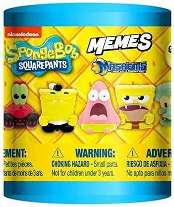 Basic Fun MashEms Sponge Bob Memes Capsule S1 Single Squishy Collectable Toy