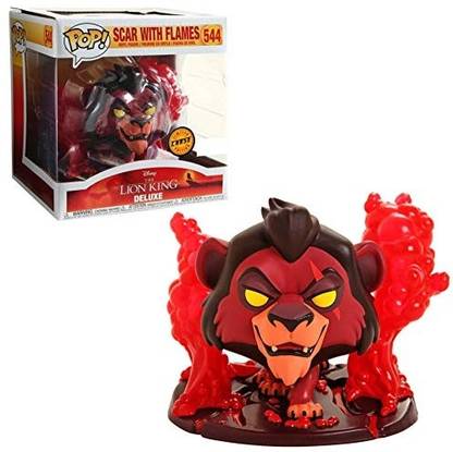 Funko POP Scar with Flames Red CHASE Edition The Lion King Deluxe