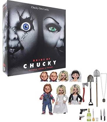 NECA Bride of Chucky 7 Scale Action Figure Ultimate Chucky Tiffany 2Pack