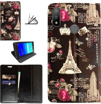 MAXSHOPY Flip Cover for Panasonic Eluga x1