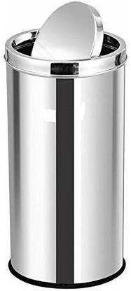 Prego Stainless Steel Swing bin/ Dustbin 14x24 (60 litre) Stainless Steel Dustbin