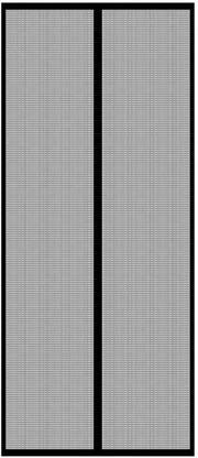 Lifekrafts Magnetic Mosquito Net Door Net Screen Curtain, 220cm Height x 100cm Width -Black Colour. Insect Net