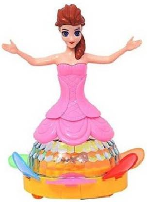 Hill Star Toys Plastics Musical & 3D Light Music Dream Dancing Princess Girl Toy