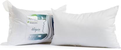 RECRON CERTIFIED Utopia Microfibre Solid Sleeping Pillow Pack of 2