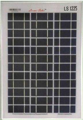 LAXMI 25 Watt 12V LS 1225 Solar Panel