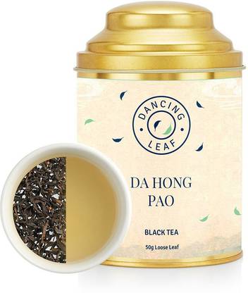 Dancing Leaf Da Hong Pao- Mount Wuyi | Oolong Tea Blend | Loose Leaf Tin (50 Gms) Unflavoured Oolong Tea Tin