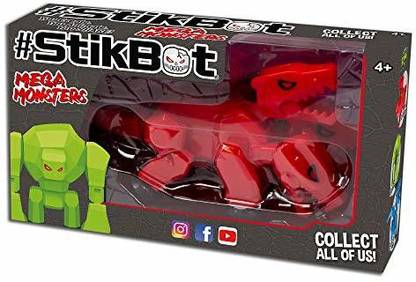 Zing S1520 Stikbot Mega Monster, Cerberus, Red
