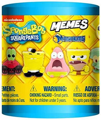 Basic Fun Mashems Spongebob 4 Pack Squishy Collectable Toy