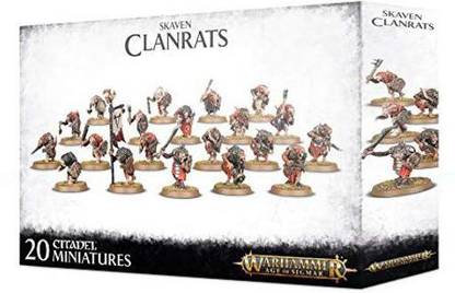 Games Workshop Citadel Skaven Clanrats Warhammer Age Of Sigmar