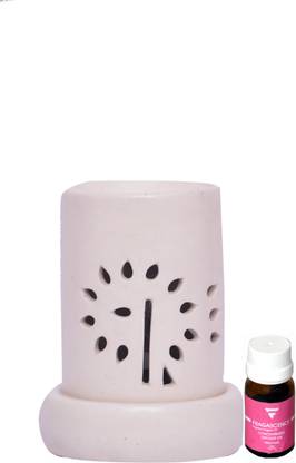 Fancy Dealz Rose Diffuser, Diffuser Set Tier Tree White Electric Diffuser With Aroma Oil