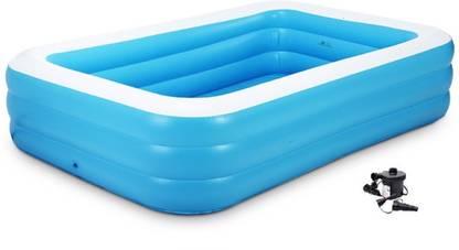 Cho Cho Inflatable Swimming Bath Tub For Kids & Adults (SPA) Jumbo Size ( 8.5 feet ) with Pump Inflatable Swimming Pool