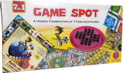 Negi 7-In-1 Game Spot Business Snakes Party & Fun Board Game