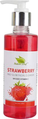 nature leaf Strawberry Daily Glow Facial Cleanser Face Wash