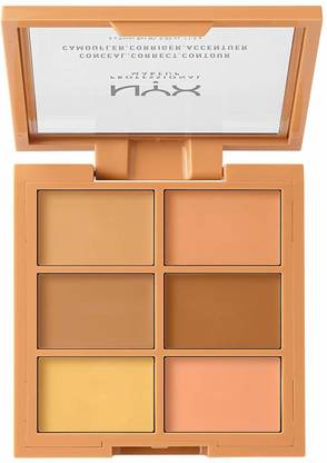 NYX PROFESSIONAL MAKEUP Conceal Correct and Contour Palette, Medium, 9g Concealer