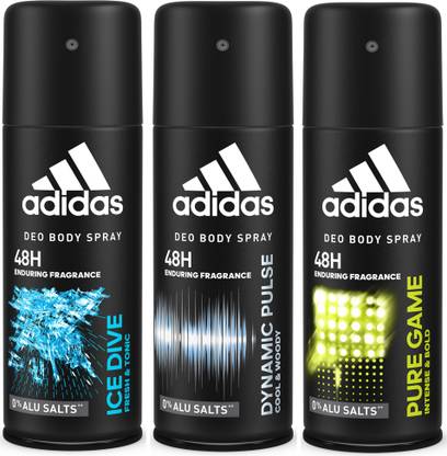 ADIDAS Deodorant Body Spray Combo (Pack of 3) Body Spray  -  For Men