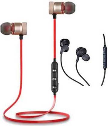 Signature Red Bluetooth Earphone, Wired Black Earphones Bluetooth