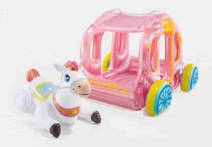 Rls Solutions Princess Carriage Swimming Inflatable Pool for Picnic Inflatable Swimming Pool