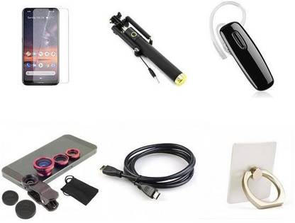 Mudshi Screen Protector Accessory Combo for Nokia 3.2