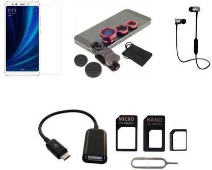 Mudshi Screen Protector Accessory Combo for Xiaomi Mi A2